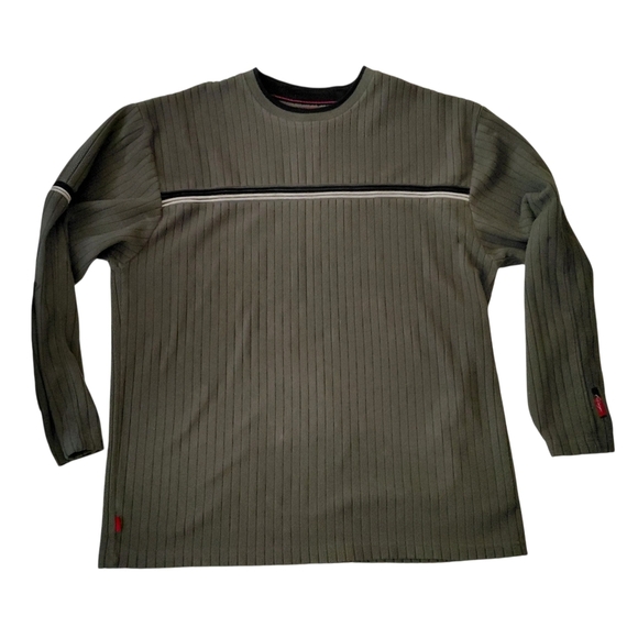 Men's Olive Long Sleeve Tee - Picture 1 of 7